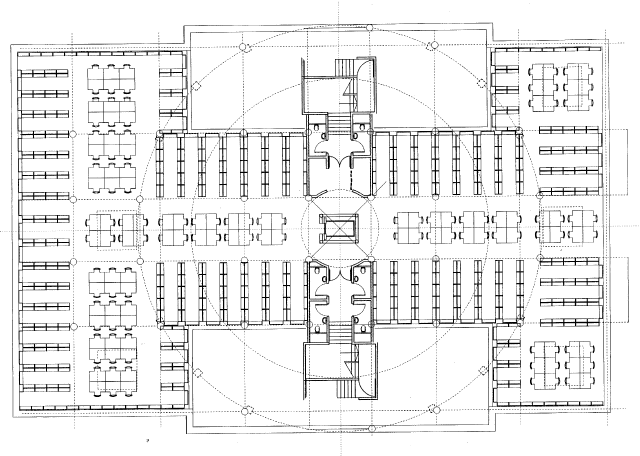 Library basement plan