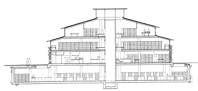 Library cross-section