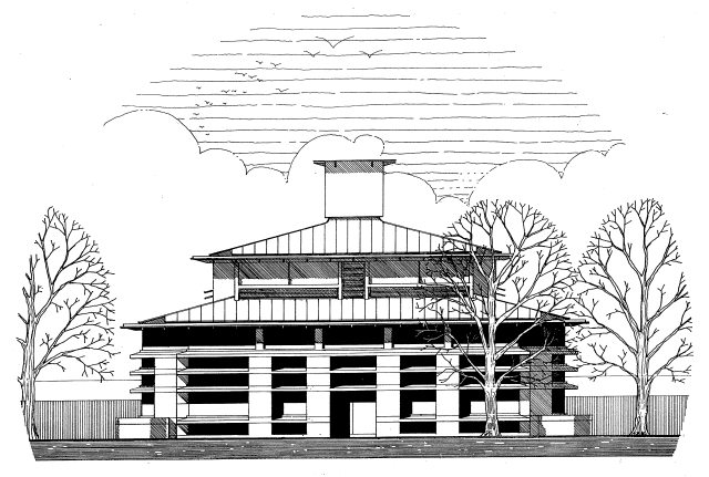Elevation of Pavilion