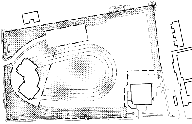 Plan showing phase I work