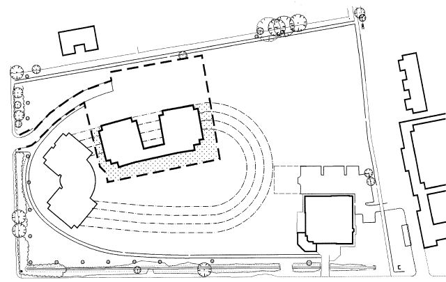 Plan showing phase II work