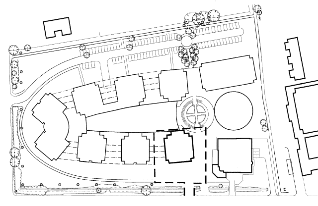 Plan showing phase VII work